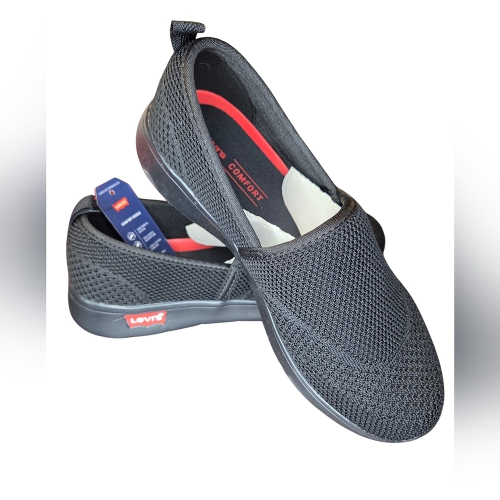 Levi's Women's  Black Slip-On Shoes Size 7.5